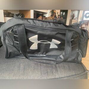 Under Armour Black and Gray Duffel Bag